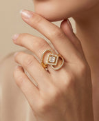 SS Eligant Gold Ring