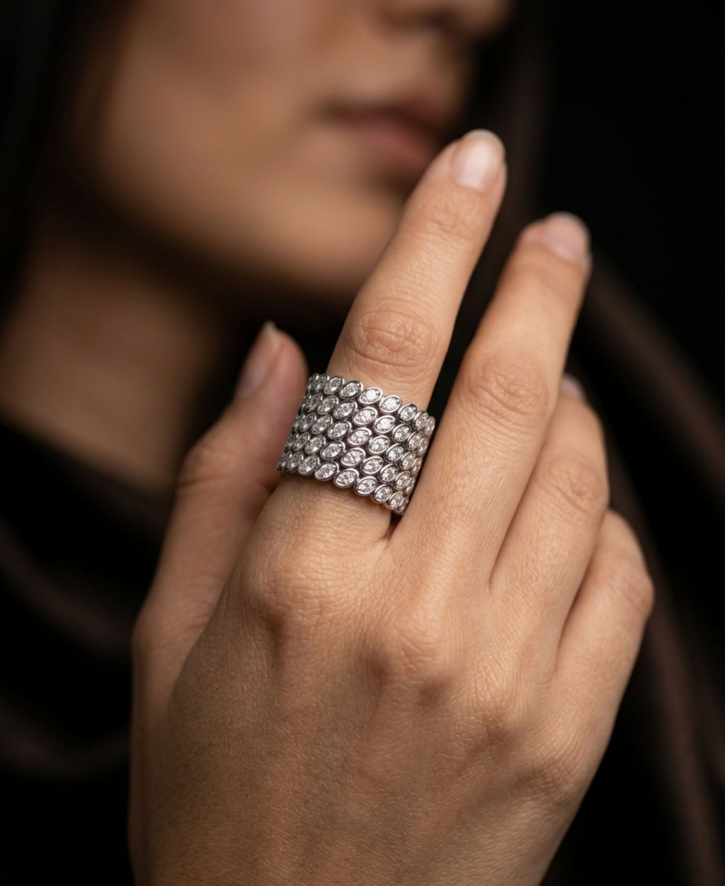 Silver Cuff Ring