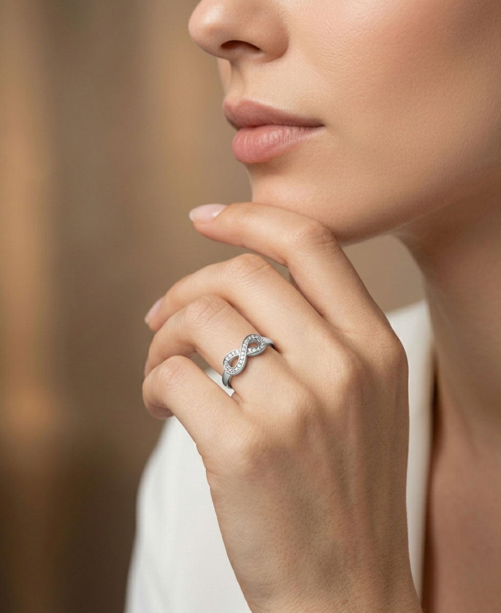 SS Silver Twisted Ring