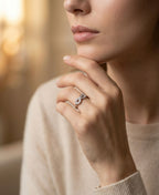 SS Gold Twisted Ring