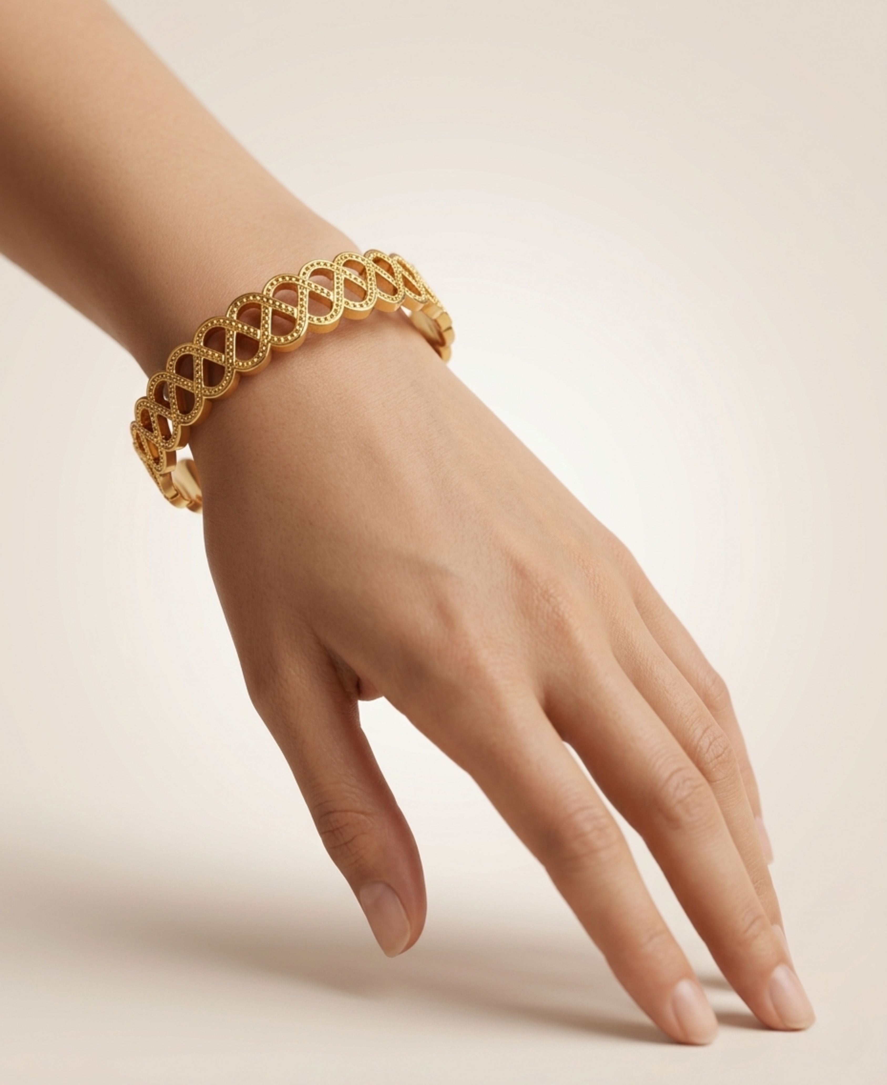 SS Zig Zag Cuff