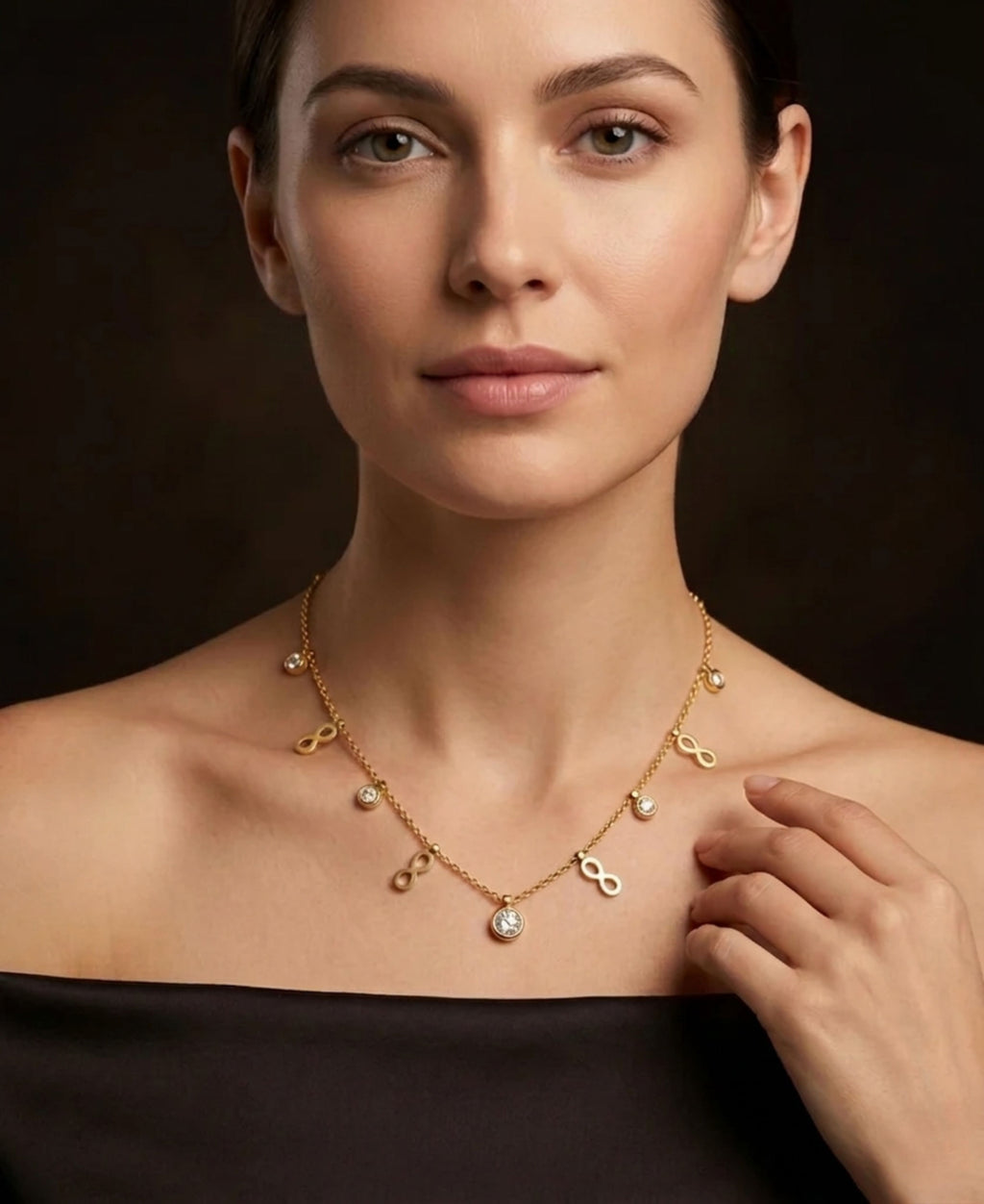 SS INFINITY CHARM NECKLACE