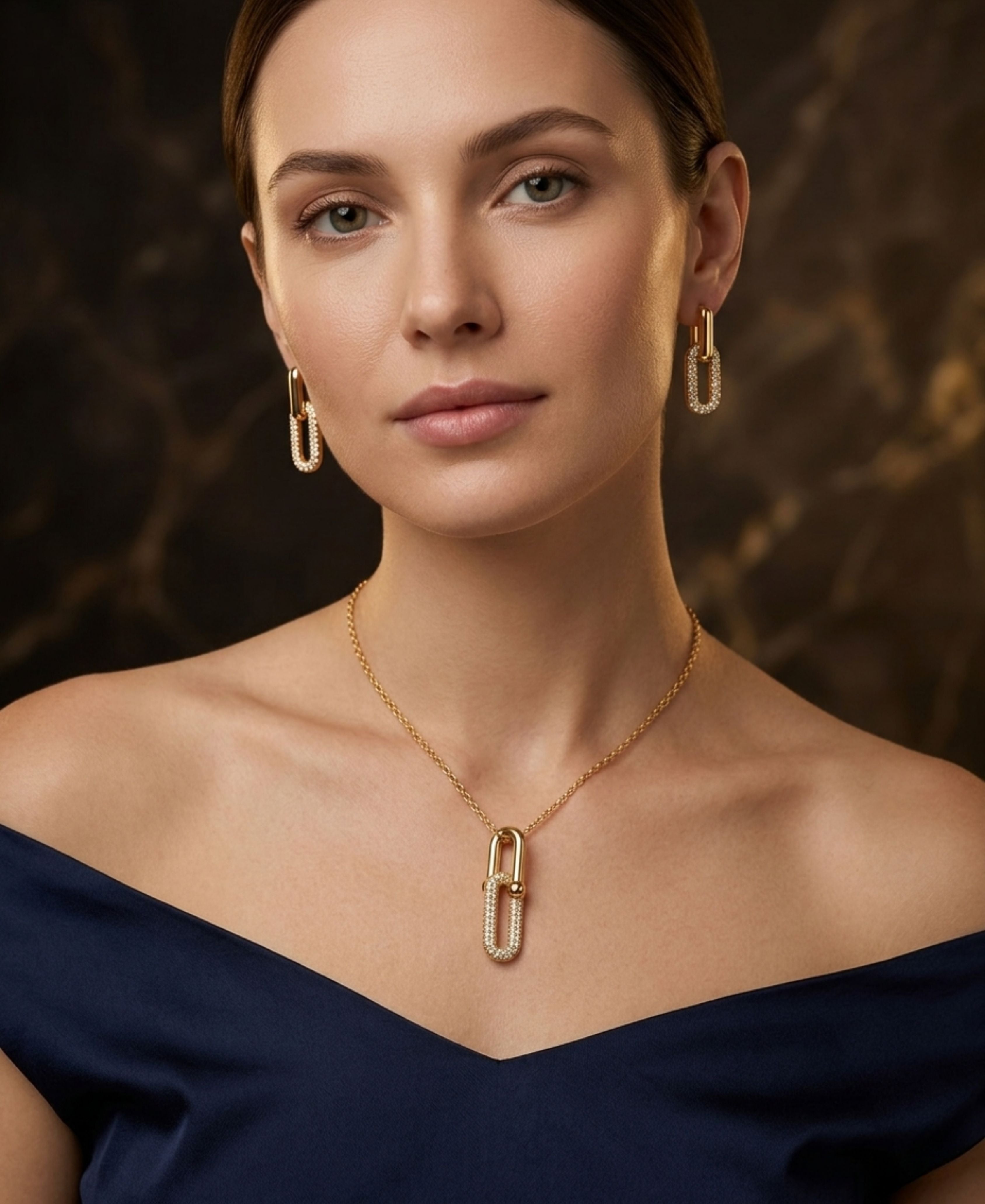SS TURKISH GOLD NECKLACE SET