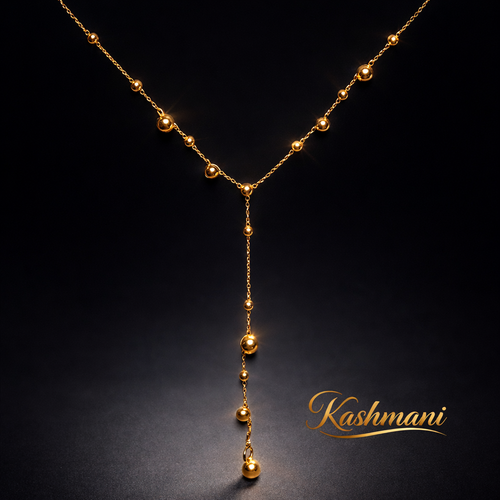 SS BALL DROP NECKLACE