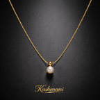 SS GOLD PEARL PENDANT NECKLESS