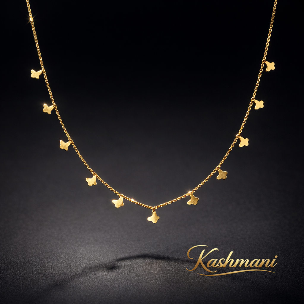 SS BUTTERFLY CHARM NECKLACE