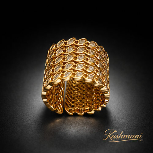 Golden Cuff Ring