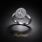 SS Oval Gold Ring