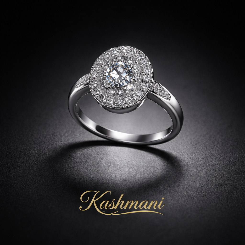 SS Oval Gold Ring