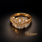 SS Gold Flower Ring