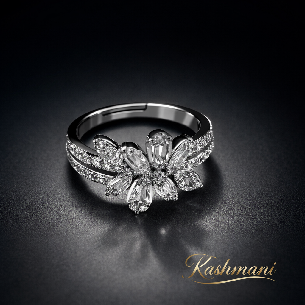 SS Silver Flower Ring