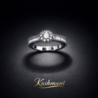 SS Silver Diamond Ring