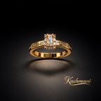 SS Gold Diamond Ring
