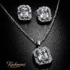 SS ZIRCON NECKLACE SET